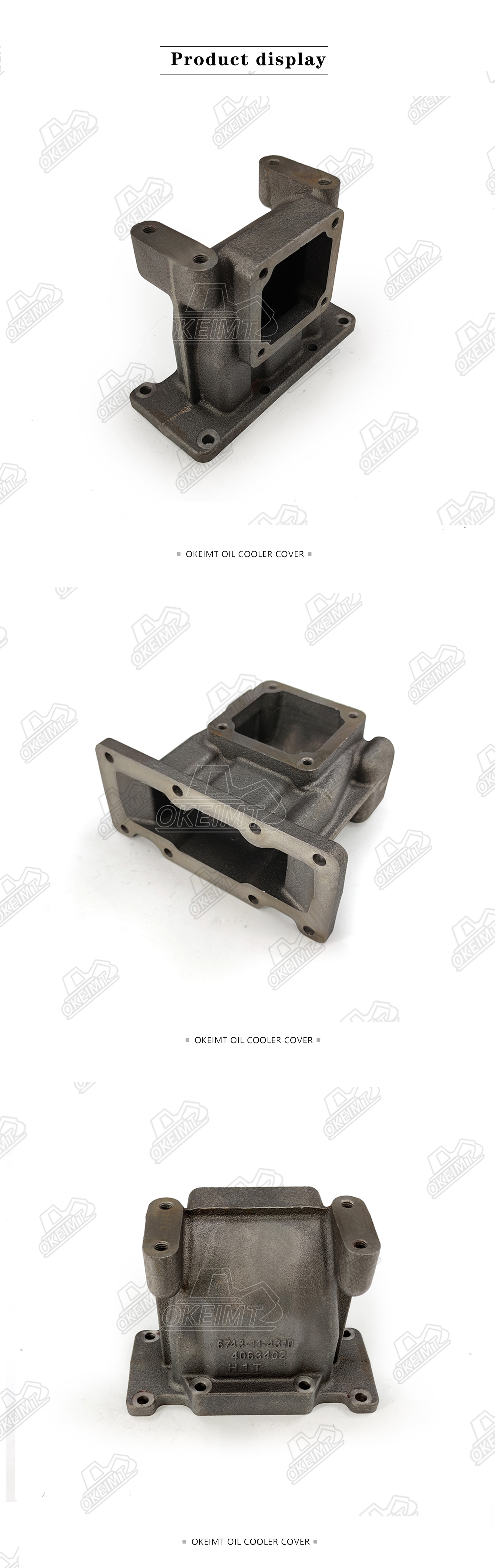 Engine Mechanical Components 6743-11-4310 4063402 Air Connector For PC300-7 SAA6D114 6CT8.3