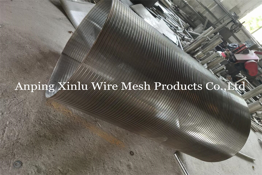 Inner Diameter 1250mm Wire Mesh Drum Full Welded For Waste Water