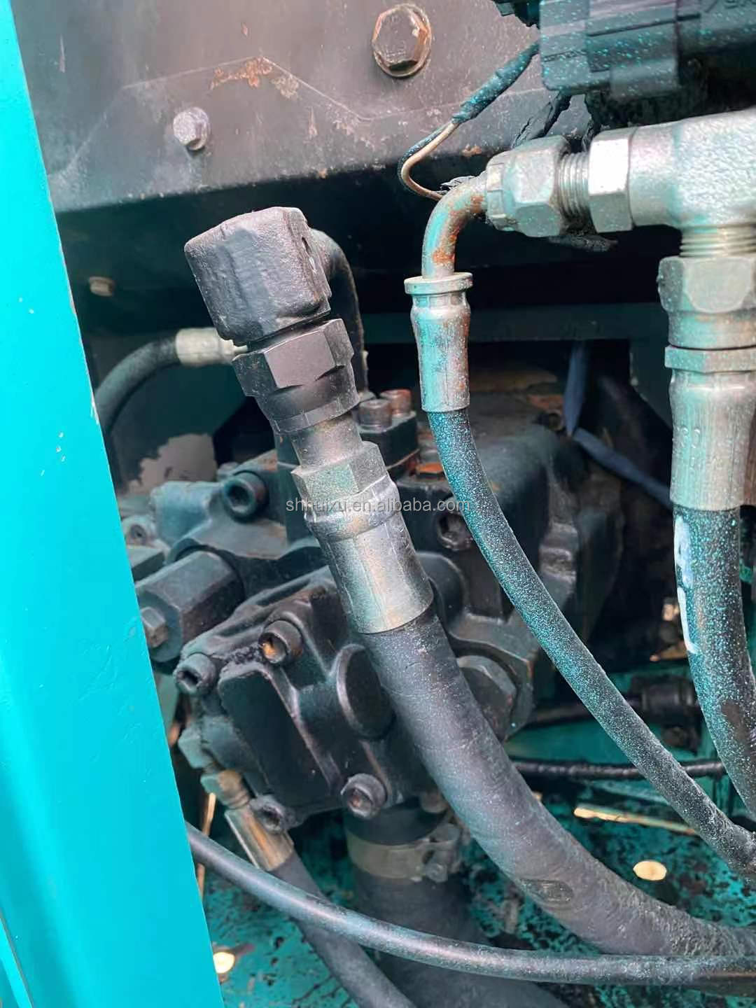 Micro mini excavator Kobelco 75 second hand small digger used machinery 7.5 ton excavadora usa China garden excavator