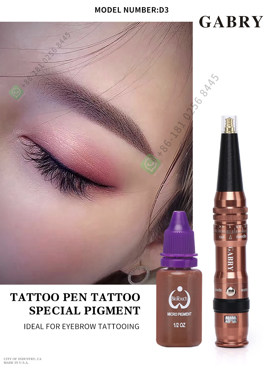 Aluminum Pen Type Tattoo Machine For Eyebrows Embroidery
