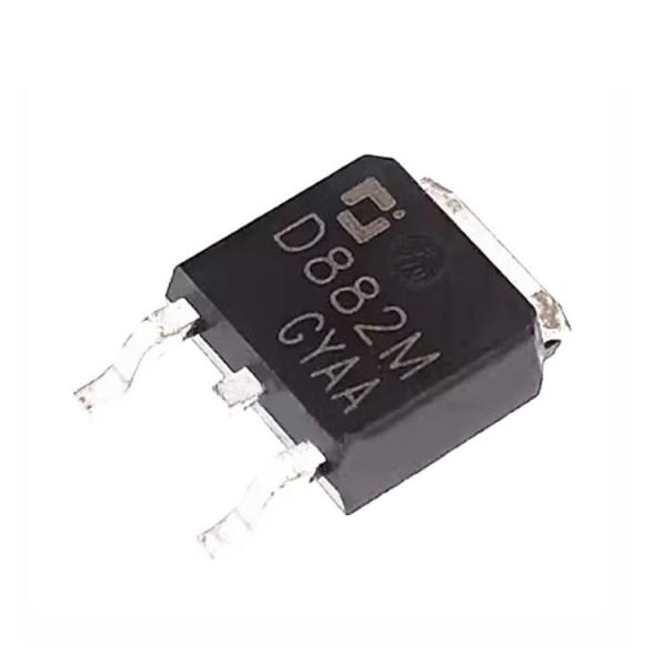 Quality 2SD882 TO-252 NPN medium power triode transistor chip bipolar junction transistor BJT brand new and original for sale