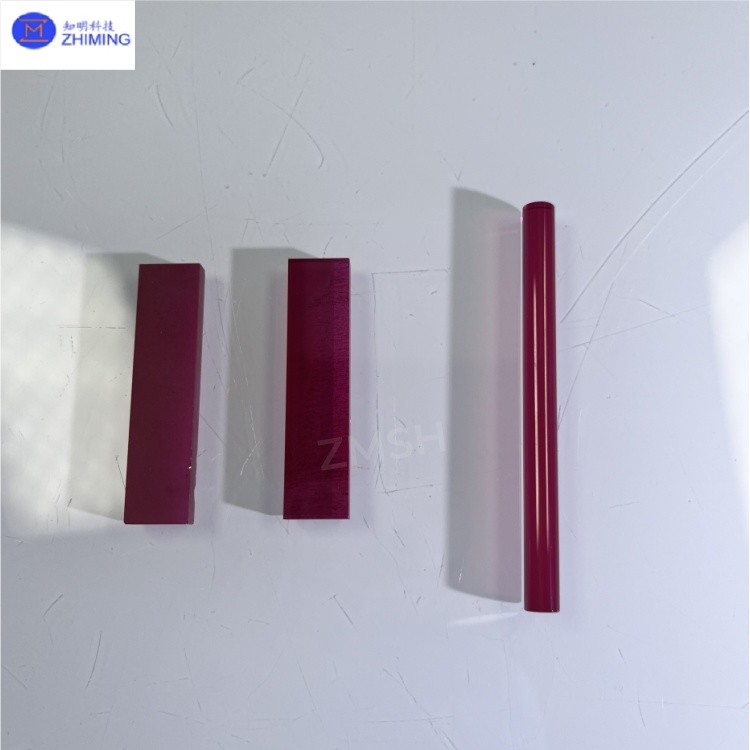Ruby laser rod Al₂O₃:Cr Size dia4*90mm or customize for laser system