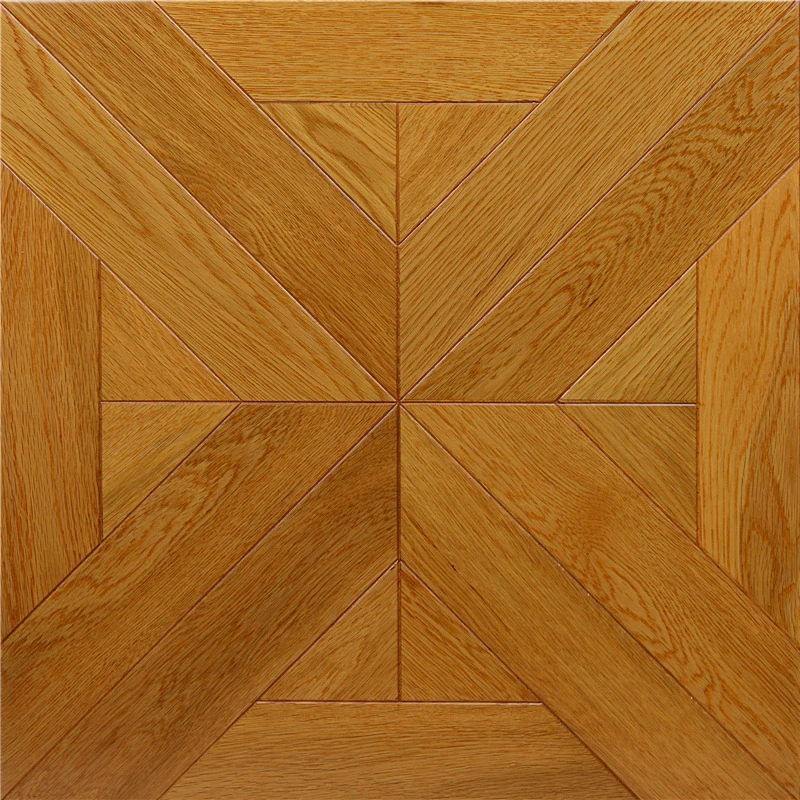 Living Room Engineered Wood Flooring Plank With Art Parquet Design