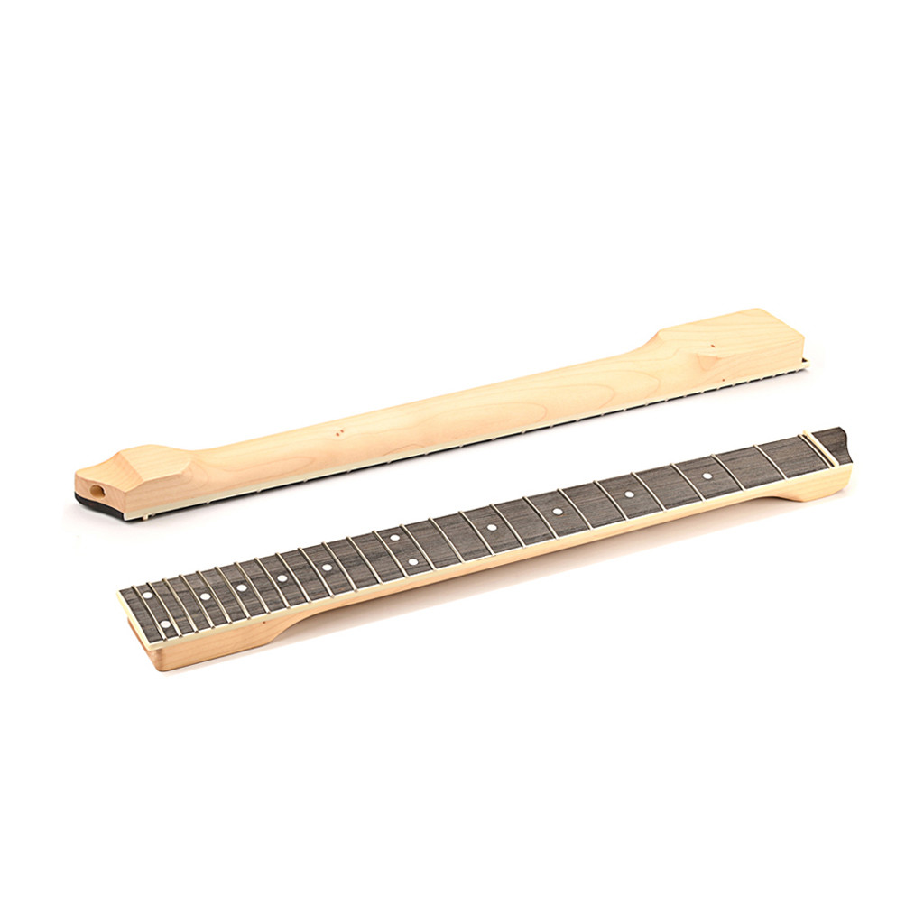 25 Frets Headless Electric Guitar Bass Guitar Neck Maple With Adjustable Dual Truss Rod