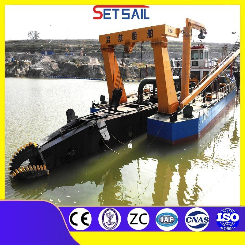 Siemens PLC 6 Inch Cutter Suction Dredger with Sounder Depth
