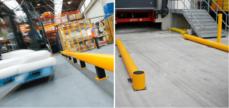 MM Safety Barrier Warehouse flexible anti-collision system  FS-2023A