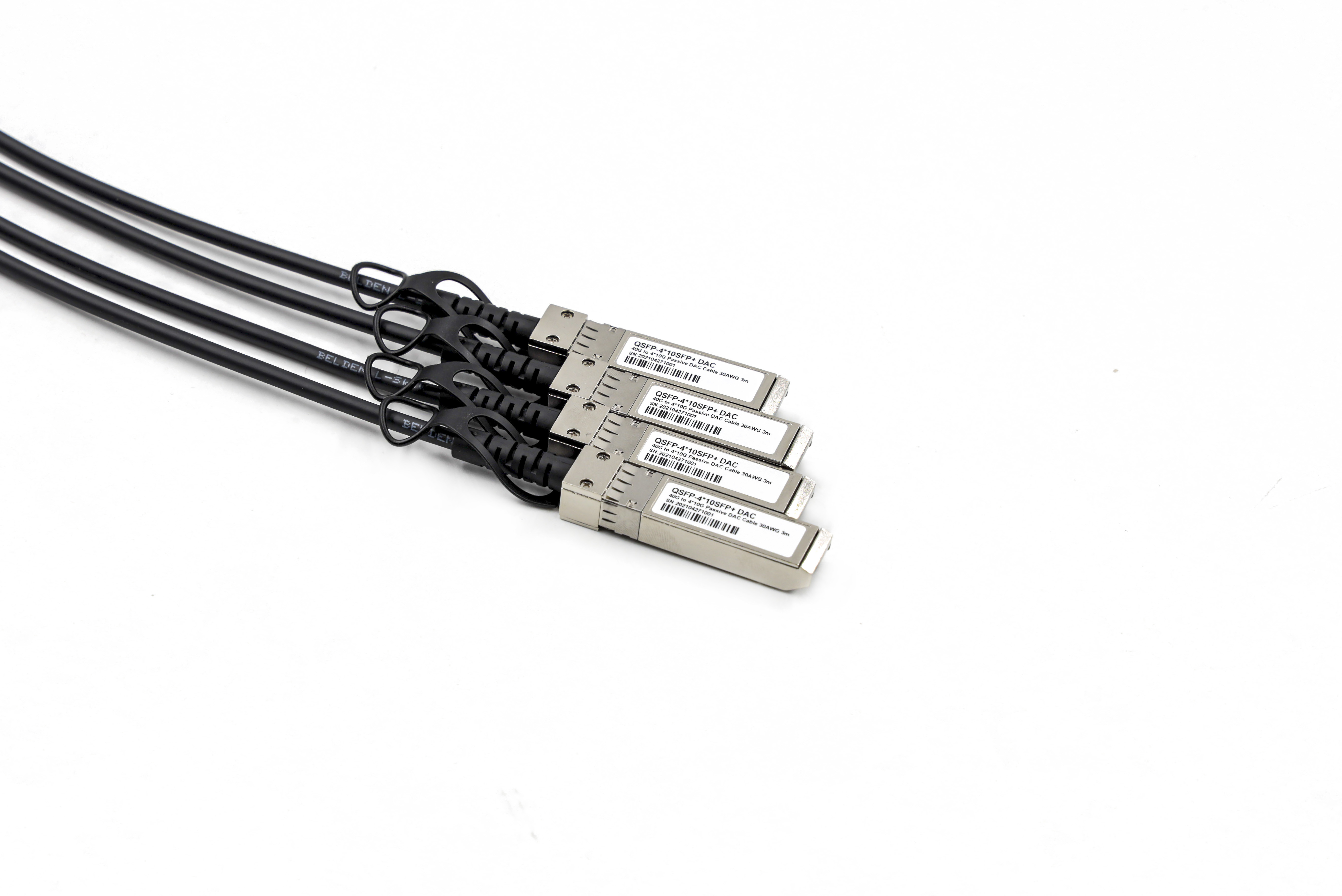 10Gbps 24AWG Direct Attach Copper Cable 7m QSFP DAC Cable