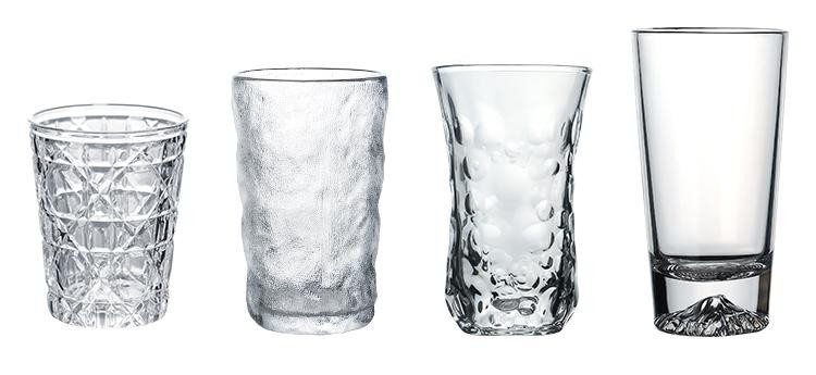 High Borosilicate Glass Ribbed Highball Glassware 10 Oz Collins Glass
