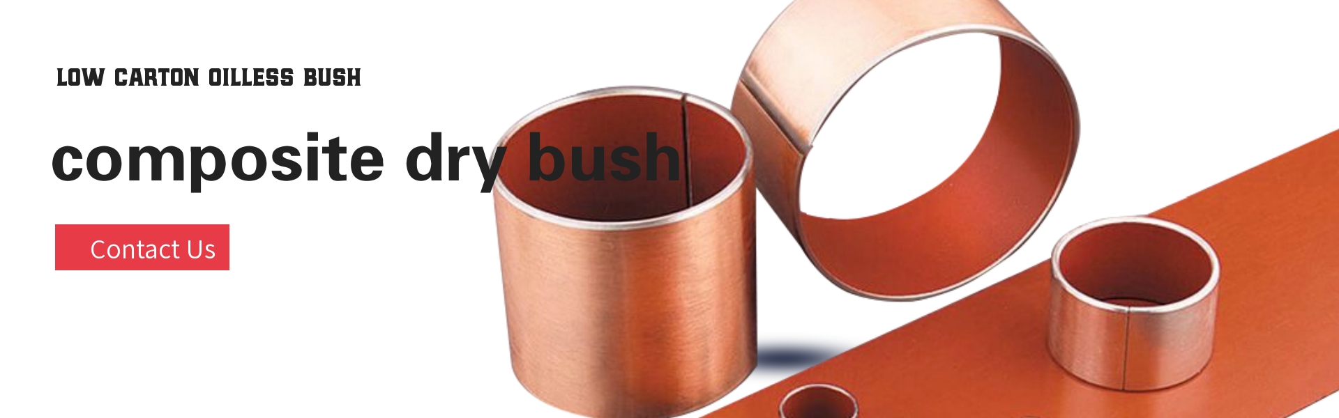 steel bronze metal bush oil free bearing  plain bushing 