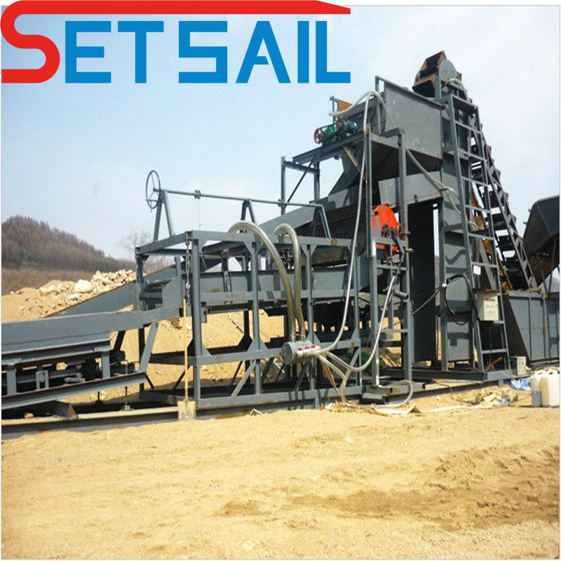 Land Gold Diamond Mining Machinery with Vibration Chute