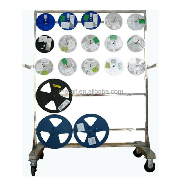 esd smt reel storage cart SMT Reel Trolley/PCB Protection Device ESD Storage Trolley Rack/ESD SMT Reel Shelving Trolley for sale
