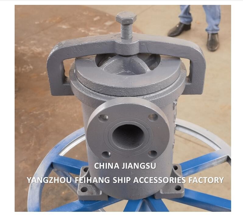 FLANGED CAST IRON SINGLE OIL FILTER & SIMPLEX OIL STRAINERS MODEL 5K-50A S-TYPE JIS F7209