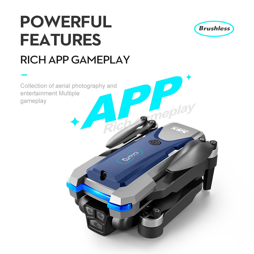 Hot S8s Drones 2.4G WiFi FPV 4K HD Camera Foldable RC Drone Quadcopter Performance Maximum Flight Time 10-20min