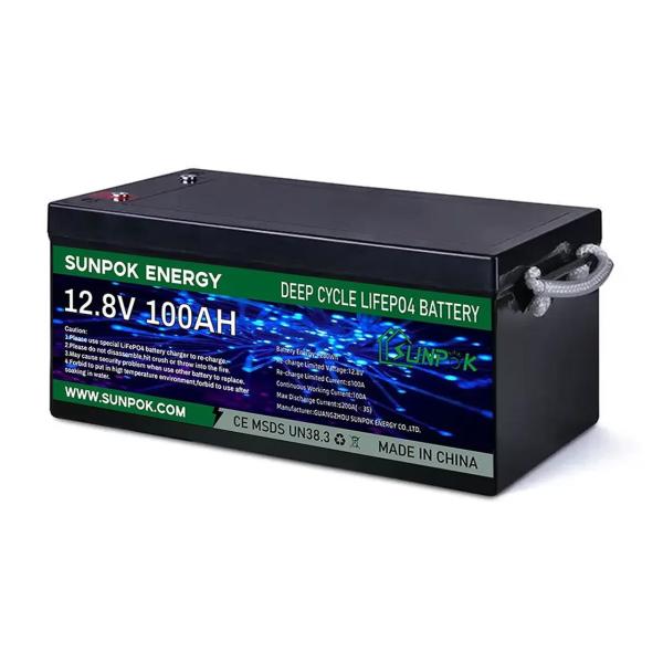 Lifepo4 Lithium Iron Phosphate Battery Packs High Capacity Lithium Ion Battery