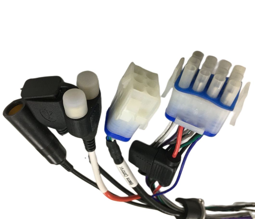 Auto Stereo Wiring Harness Plug Customize Marine Boat Wire Harness for Remote Control USB Connector
