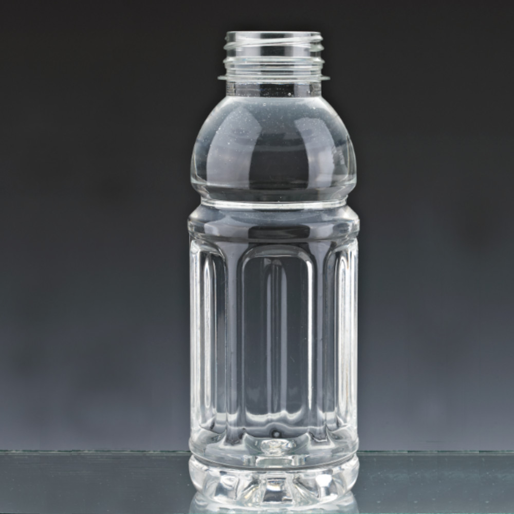 ISO14001 Round 12oz PET Hot Fill Bottle Plastic 38mm Neck Juice