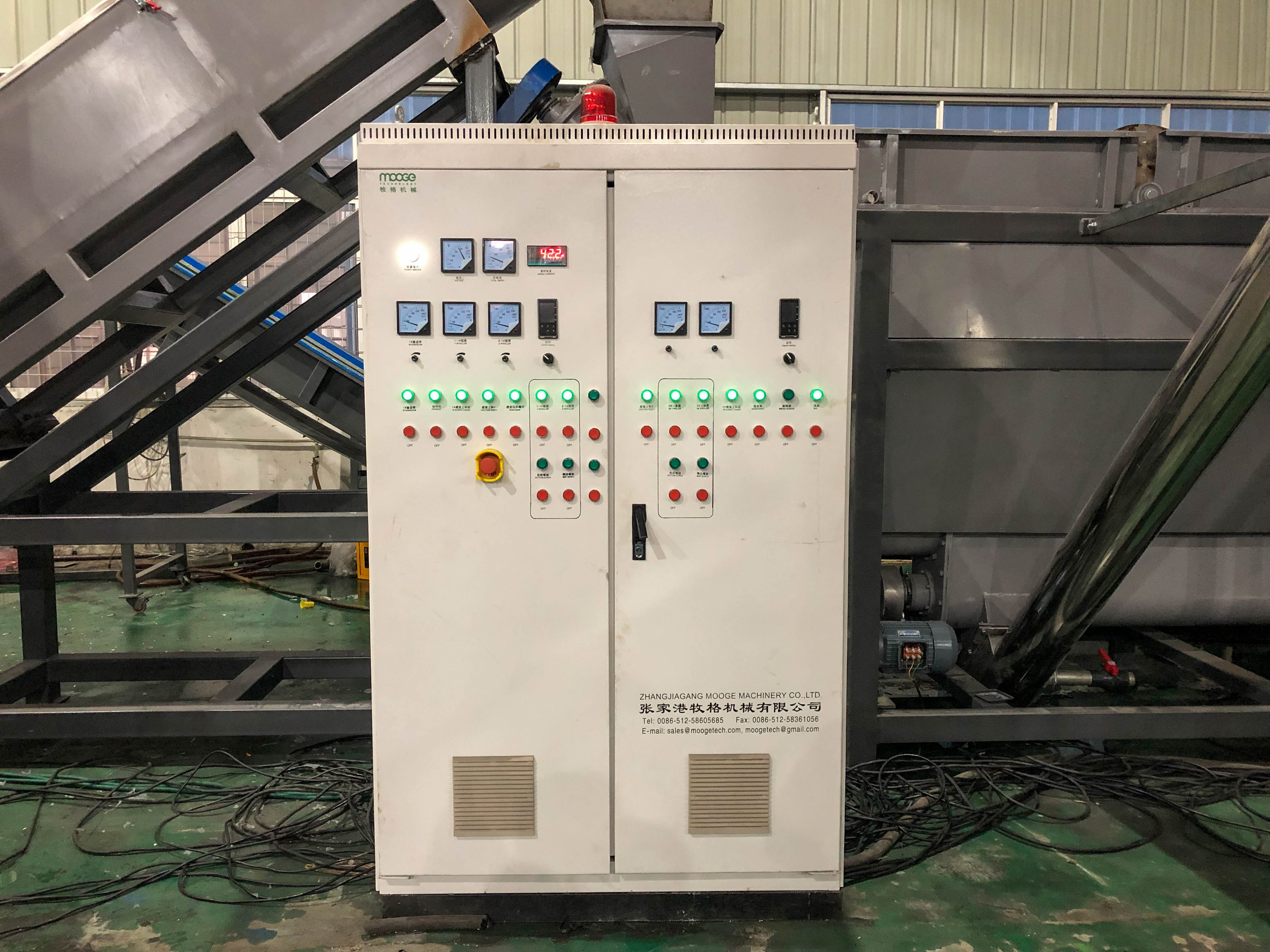 Prewasher Plastic Film Recycling Machine 3000kg/H Agricultural LDPE Washing Line