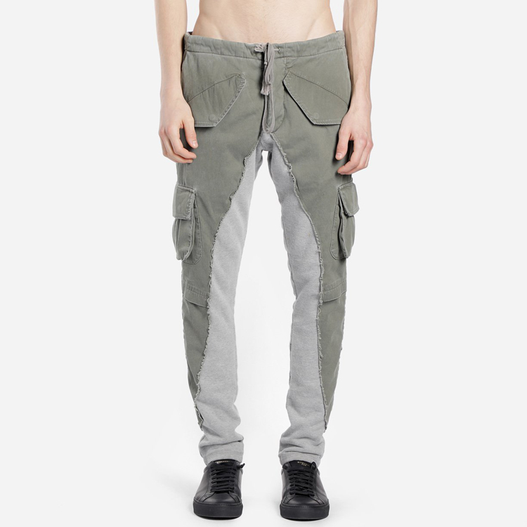 OEM Custom Mens Leisure Pants Casual Cargo Trousers With Multi Pocket