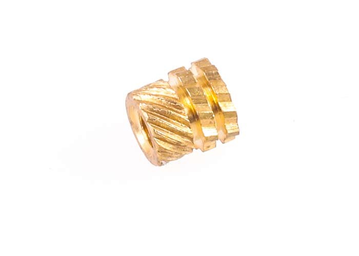 High Precision Industrial Fasteners Metal Nuts Netted Knurled Type For Plastic Housing