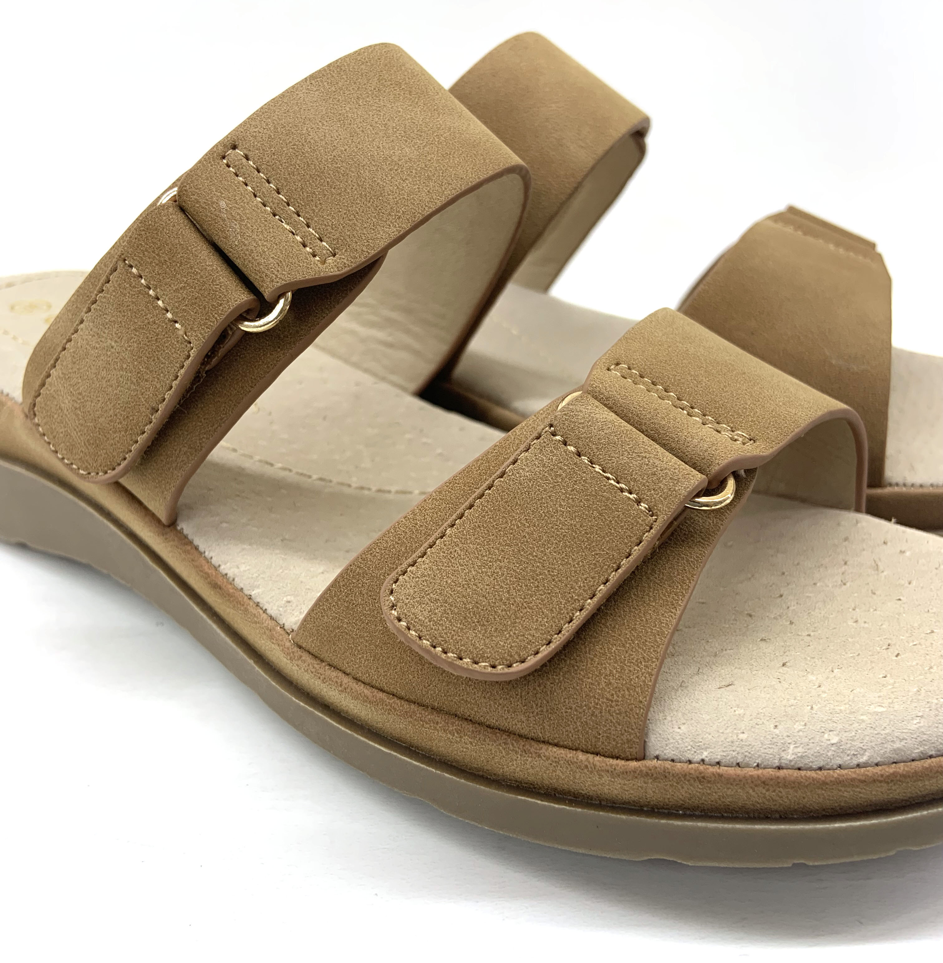 Customized Elegant Womens Flat Sandals Casual Style For Summer