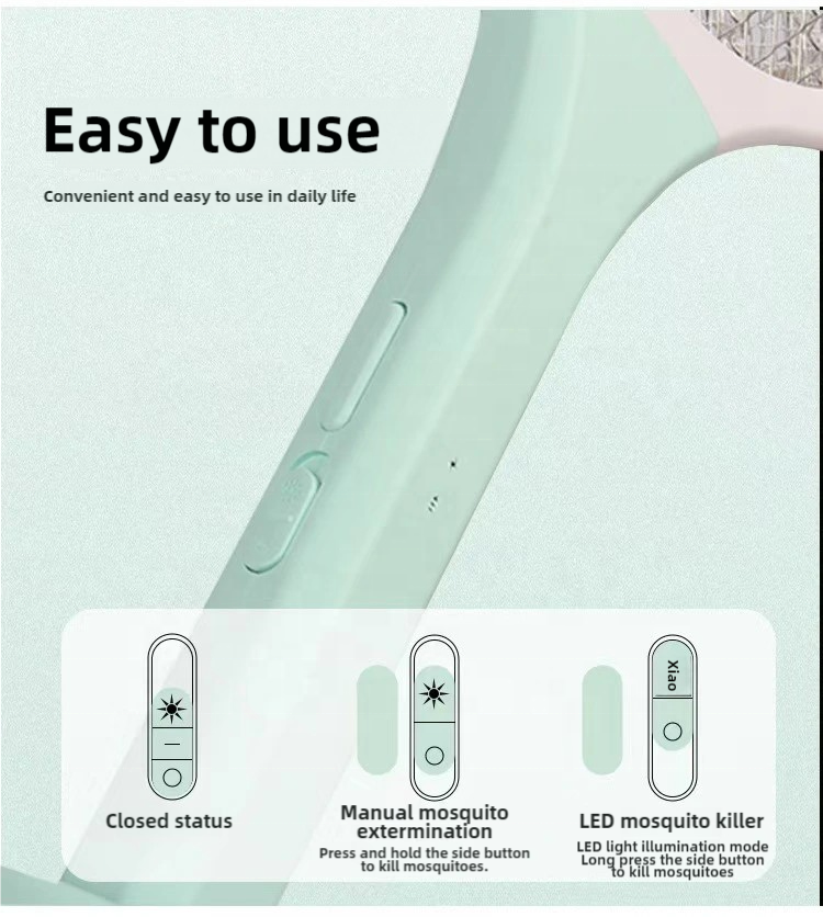 JZ Household Solid UV Light Anti-Mosquito Lamp Electric Shock Bug Zapper