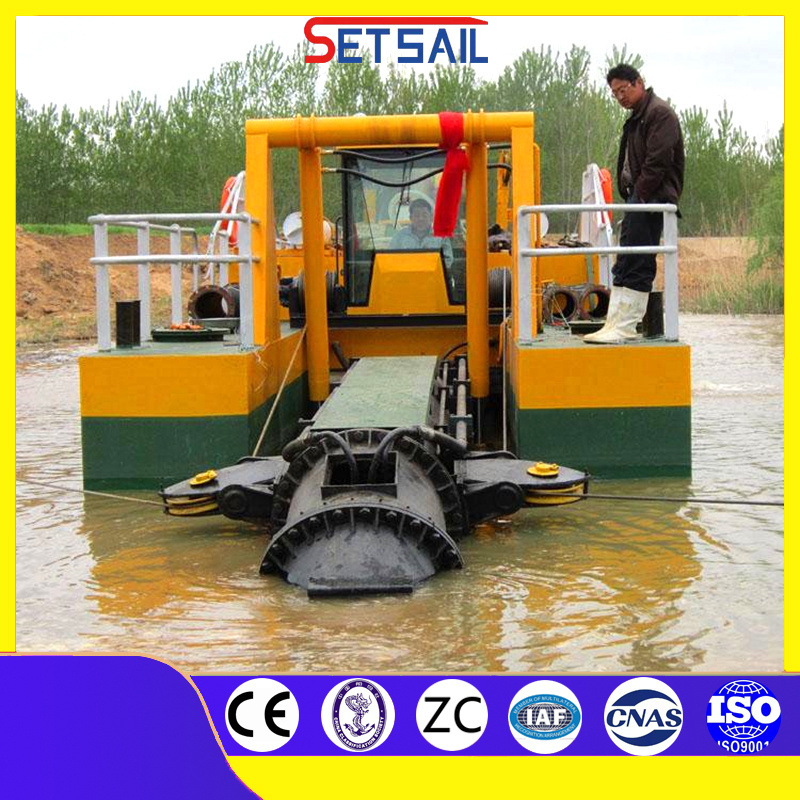 Diesel Engine River Sand Dredger with Hydraulic Cutter Sand Pump