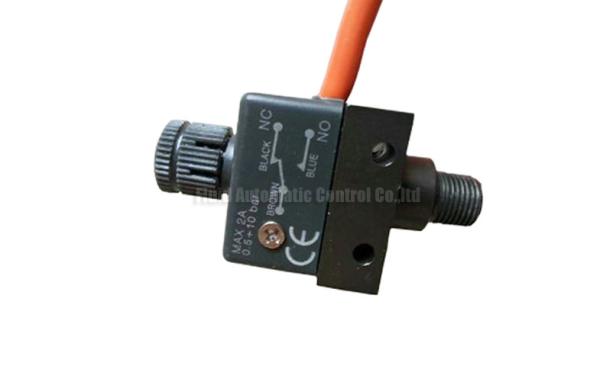 IP65 Mechanical Piston Stainless Steel Air Pressure Switches Orifice 1.0mm With