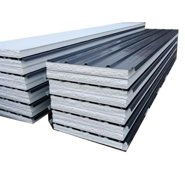 White Blue Polystyrene EPS Sandwich Roofing Panels For Large Span Structure
