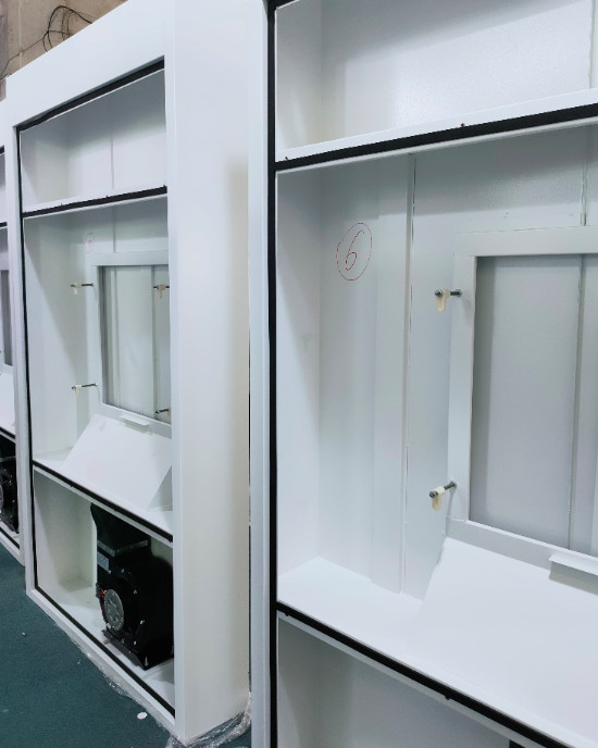 500 Persons Cleanroom Air Shower Tunnel With Auto Sliding Doors