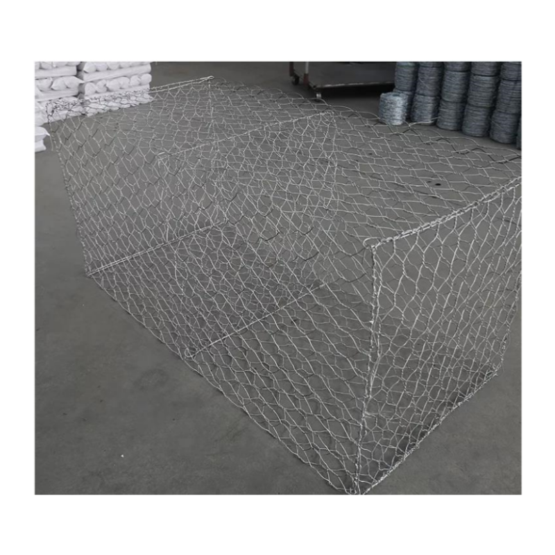 Galvanized Iron Wire Welding Pattern PVC Coated Gabion Basket for Flood Control Mesh