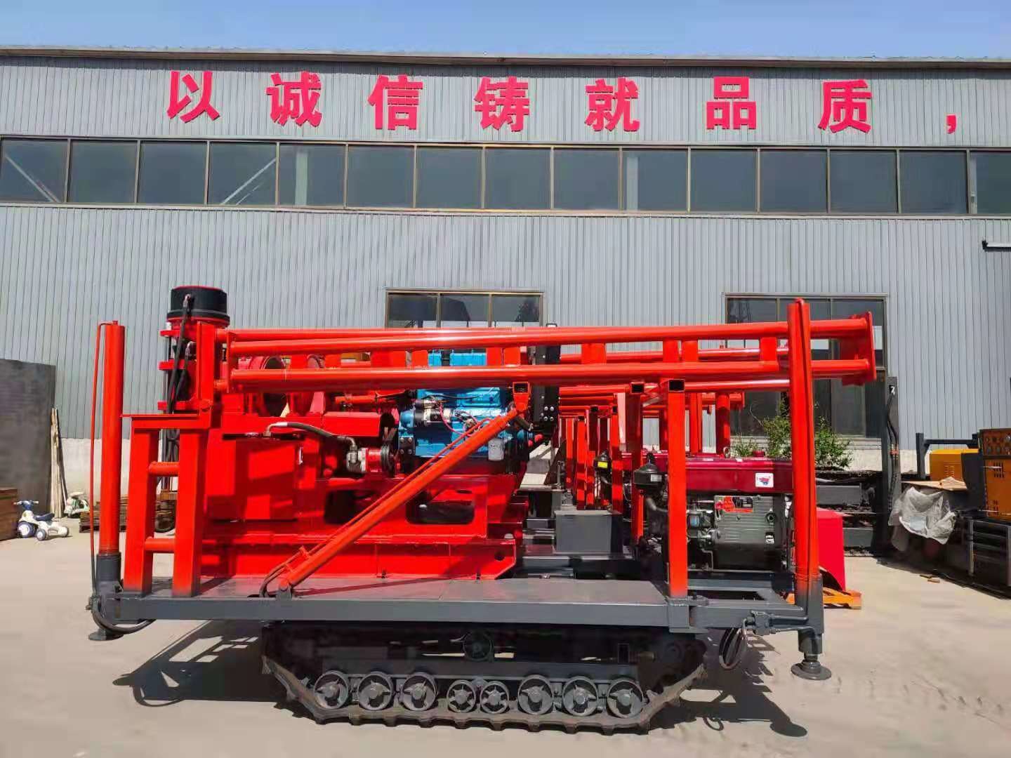 Rotary 380V Hydraulic Drilling Rig Water Pump Soil Test Spt Machine Xy-1a