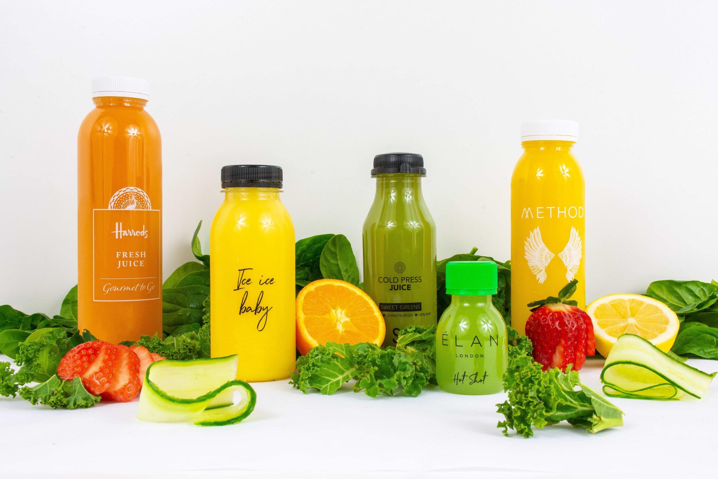 Juice Round Bottle Plastic With Lid Packing Bottles For Juice Pet Plastic Juice Bottles