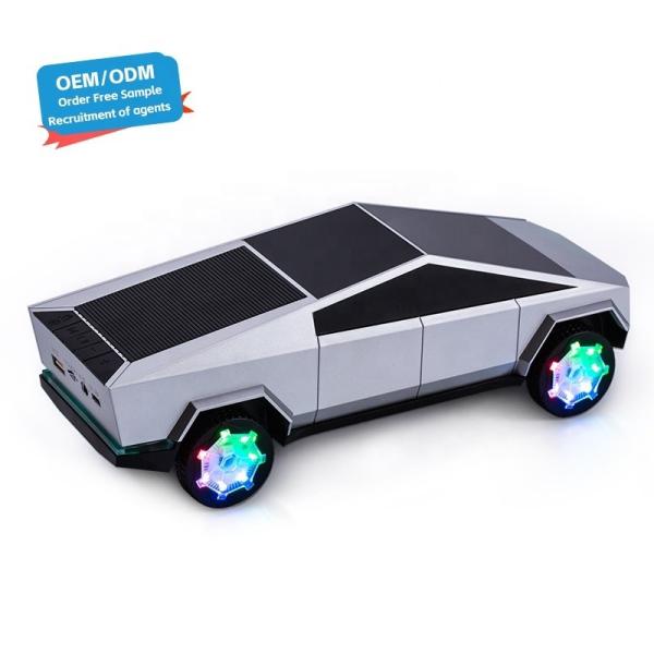 Tesla Cybertruck Pickuptruck Car Shape Speaker BT Wireless FM Music Player Car