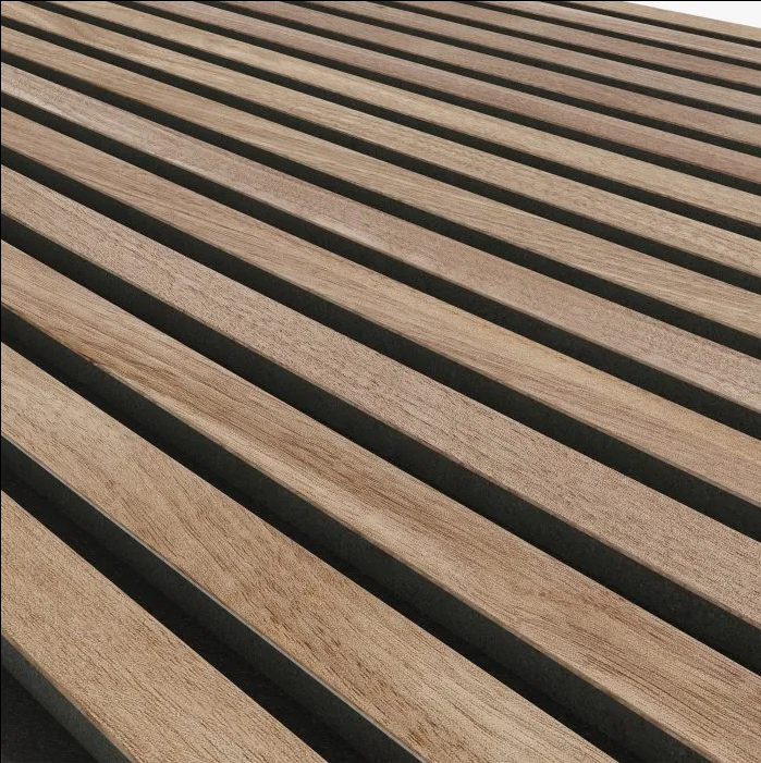 Office Studio Akupanel Wooden Slatted Sound Absorbing Proofing Boards Ceiling Pet Wood Slat Wall Soundproof Acoustic Panels