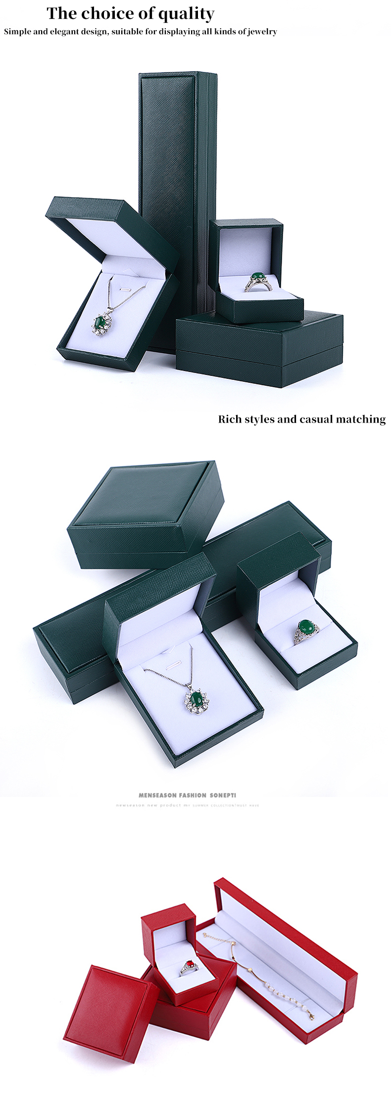 Cardboard Jewelry Box Packaging For Necklace Bracelet Ring Earrings 6.5x6cm Size