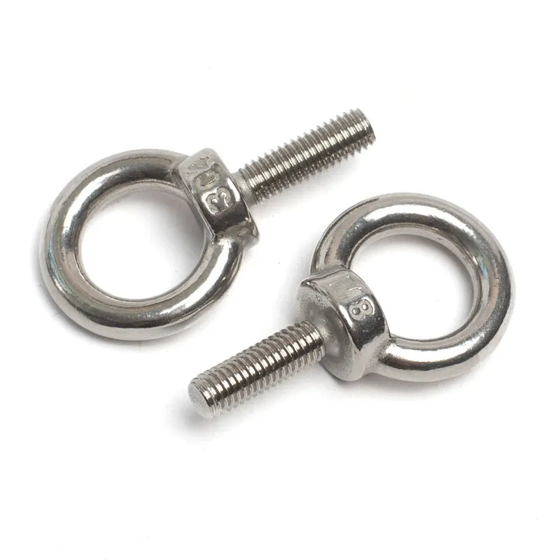 Stainless Steel Right Hand Round Eye Bolts Fasteners