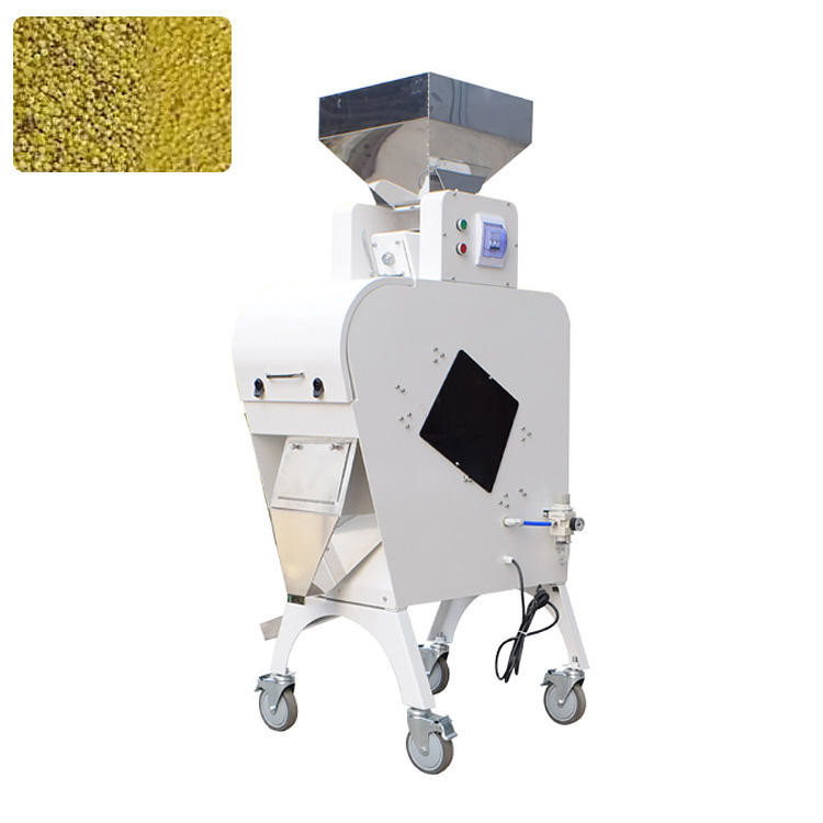 7 Chutes Rice Machine Full Setup Grain Color Sorter 110V