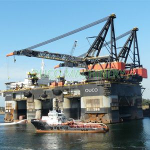 High Efficiency 60t Platform Lattice Boom Pedestal Cranes