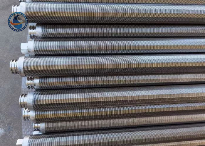 Anti Alkali Wire Wrapped Water Pipe Screen Stainless Steel