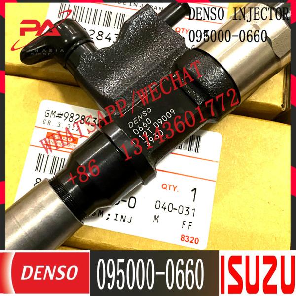 Quality Common Rail Injector 095000-0660 8982843930 Injector For ISUZU 4HK1 6HK1 Engine Injector Nozzle 095000-0660 for sale