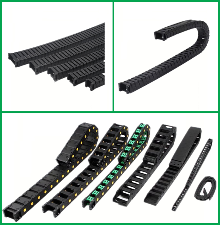 China Factory Supply S25 Anti-Noise 25mmx25mm Cable Towing Chain Plastic Energy Drag Chain