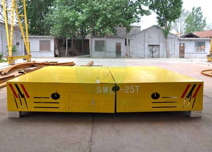 Rubber wheel battery transfer carriage mold injection transfer cart on concrete floor