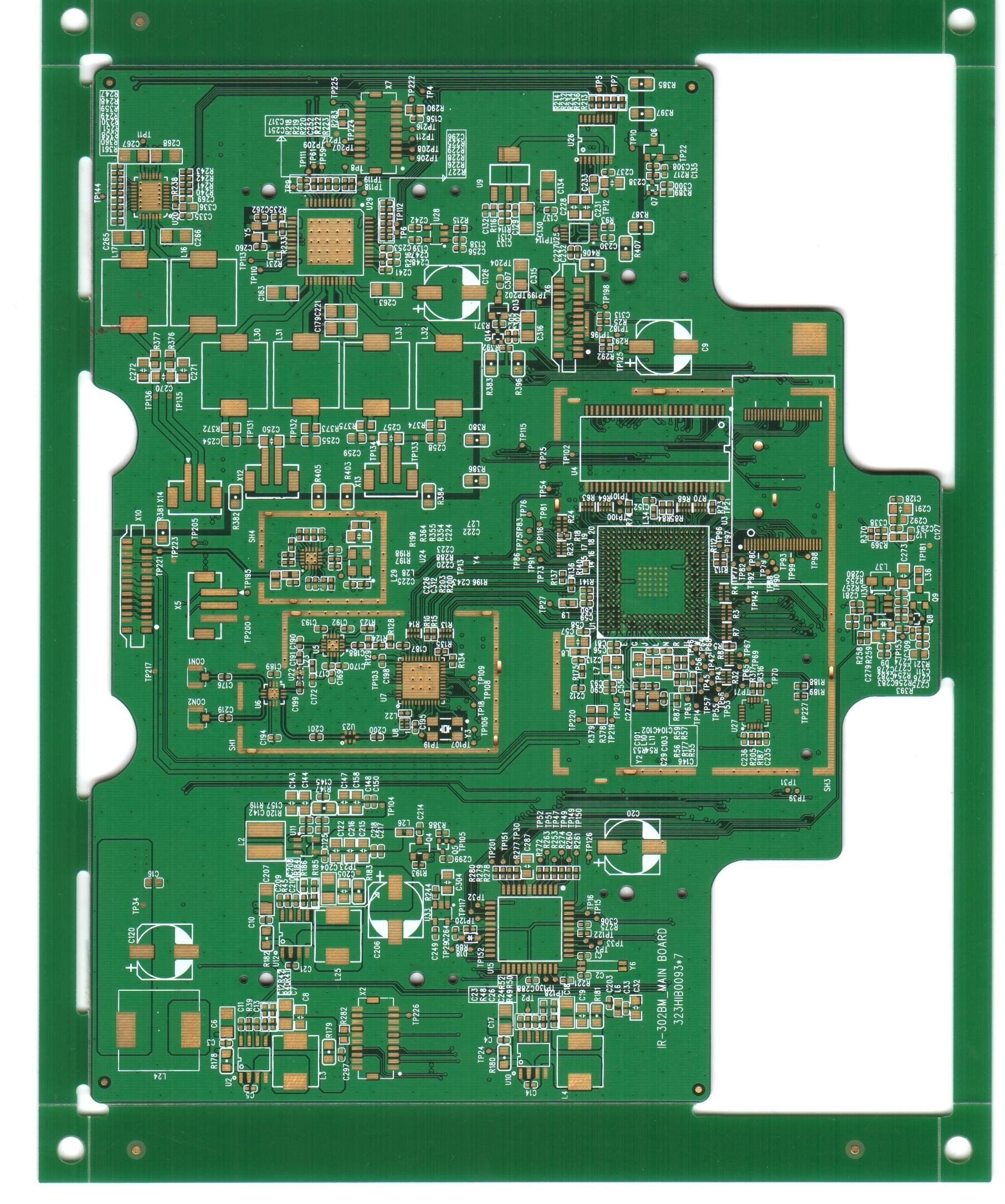 Automotive Printed Circuit Board, Rohs compliant TS16949 Certificate