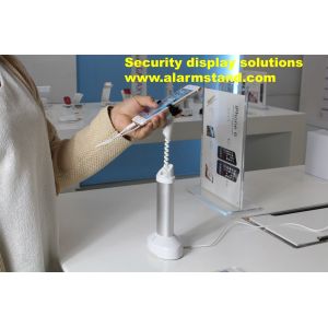 COMER plastic stand for cell phone security alarm display in mobile stores