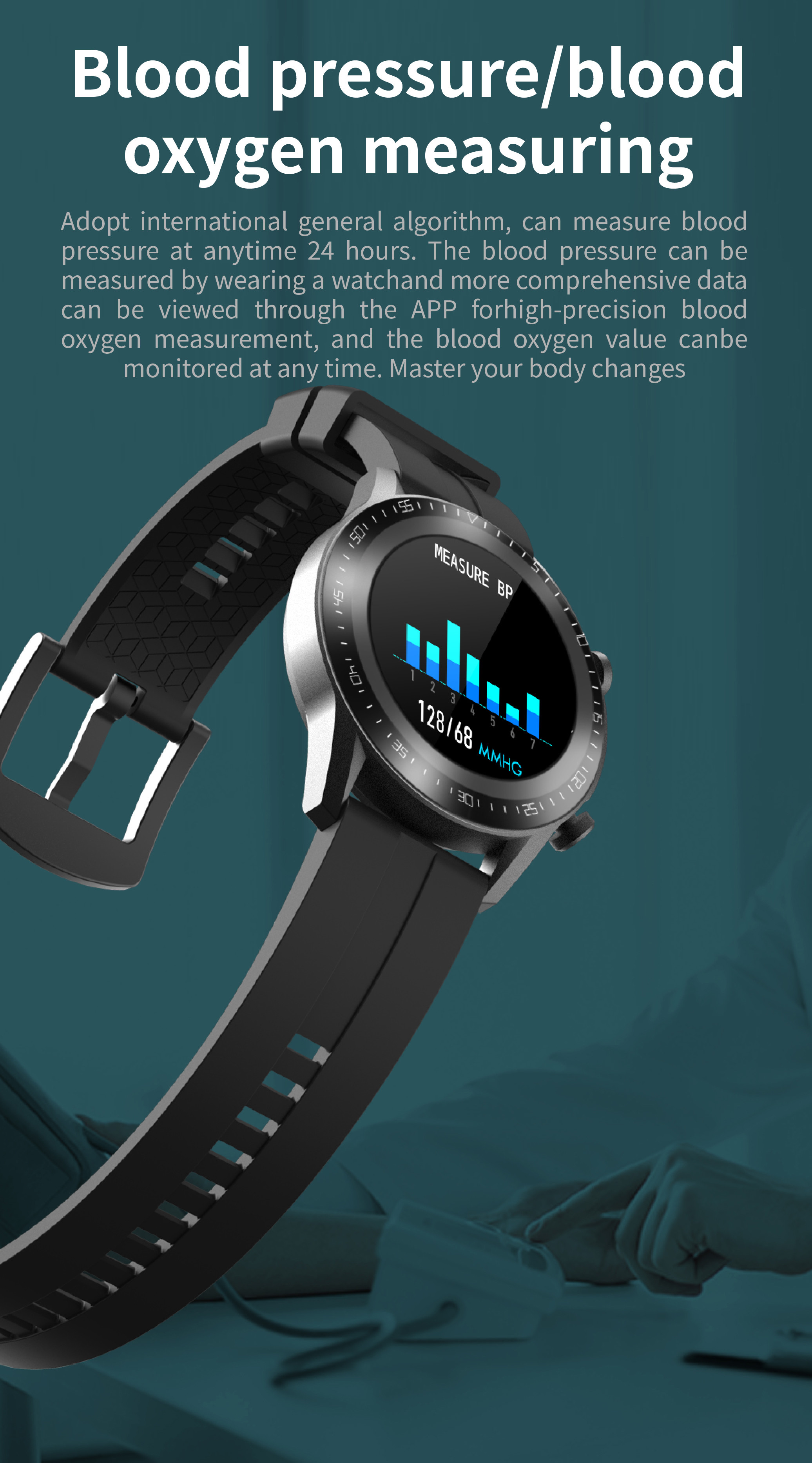 Unisex Gt2 Health Tracking Watches Sport Watch Bracelet Round