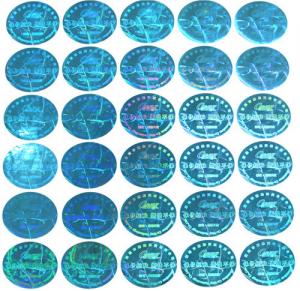 China Original Hologram Security Stickers / Anti - Counterfeiting Sticker on sale