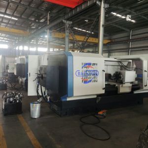 CNC Double Chuck Threading Lathe QK1325 for Pipe Machining