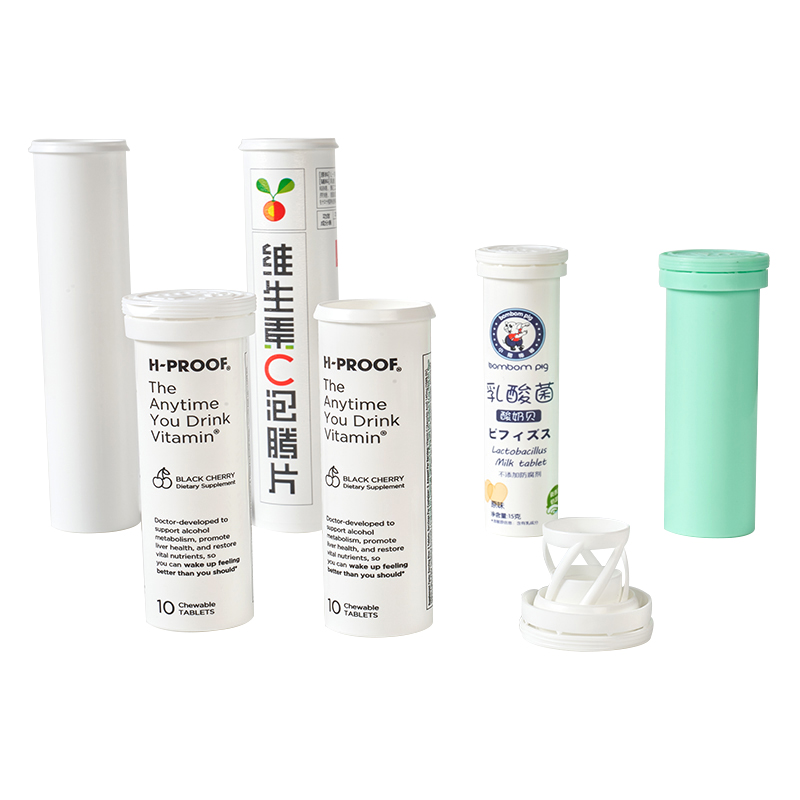 Custom PP Effervescent Multivitamin Tablet Tube Matte Finish Fluid Replacement Bottle OEM