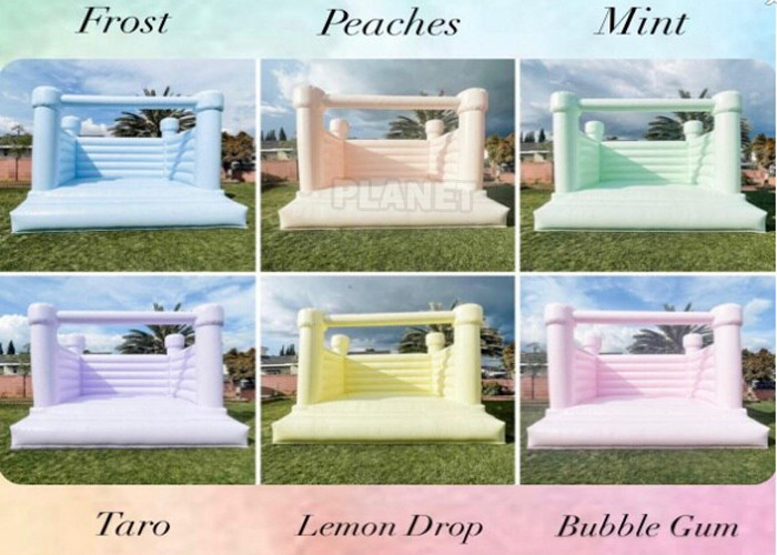 Modern Outdoor Luxurious Jumping Bounce Large White Inflatable Bounce House
