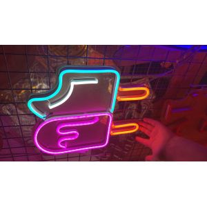Popsicle AC240V Dimmable Neon Sign Ice Cream Stick No Fragile
